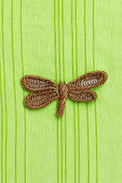 Indian Lime Green Dragonfly Patiala Salwar Set - Anaario - Image 7