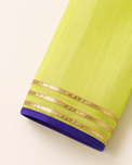Indian Lime Green Dragonfly Patiala Salwar Set - Anaario - Image 8