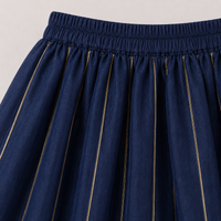 Indian Lime Green Navy Lehenga Set - Anaario - Image 8