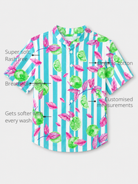 Anaario Lime Leaf Shirt organic cotton features