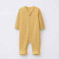 Lion & Koala bamboo cotton baby sleepsuit — two-way zip romper onesie