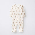 Little Lion bamboo cotton baby sleepsuit — two-way zip romper onesie
