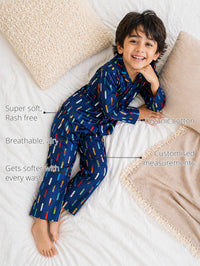 Midnight Dots Boys' Night Suit features