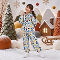IYKYK Hooded Jogger Set on girl by Anaario – winter kidswear