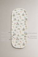 Carnival Windmill Bamboo Baby Burp Cloth features