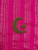 Indian Magenta Moon-Star Jacket-Lehenga Set - Anaario - Image 5
