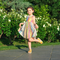 Girl wearing Anaario Magic Dust Dress