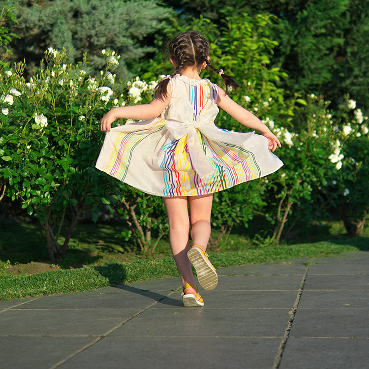 Girl wearing Anaario Magic Dust Dress