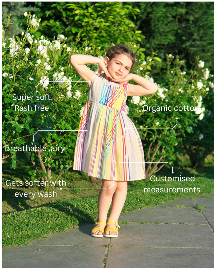 Girl wearing Anaario Magic Dust Dress