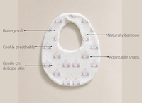Anaario Merry-Go-Round Bamboo Baby Bib key features