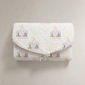 Merry-Go-Round bamboo baby changing mat — folded