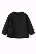 Boy wearing Anaario Midnight Dot Wrap Co-ord Set