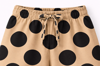 Boy wearing Anaario Midnight Dot Wrap Co-ord Set
