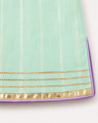 Indian Mint Lilac Pink Lehenga Set - Anaario - Image 7