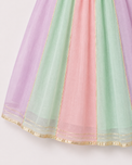 Indian Mint Lilac Pink Lehenga Set - Anaario - Image 9