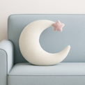 Anaario moon-shaped fleece cushion for kids