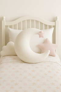 Anaario moon-shaped fleece cushion for kids