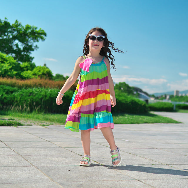 Girl wearing Anaario Moon River Dress