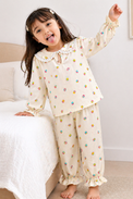 Girl wearing Anaario Multi-Coloured Bulbs Night Suit