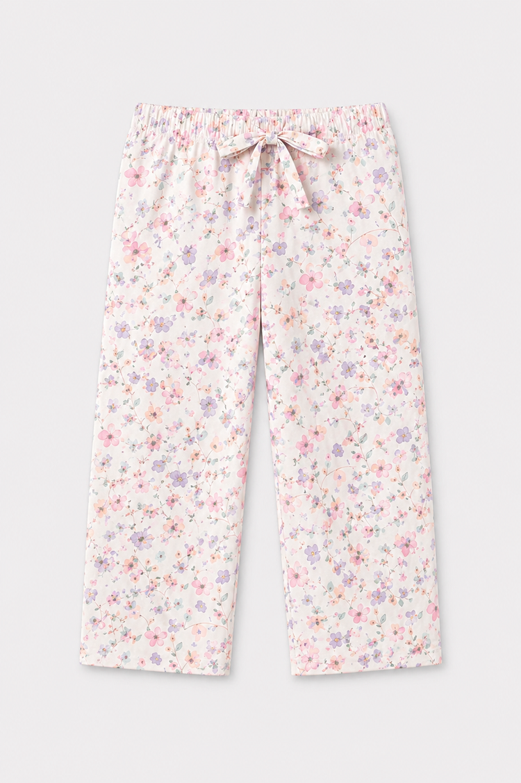Girl wearing Anaario Multi-Coloured Floral Night Suit