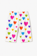 Girl wearing Anaario Multi-Coloured Heart Night Suit