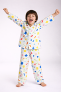 Boy wearing Anaario Multi-Coloured Night Suit