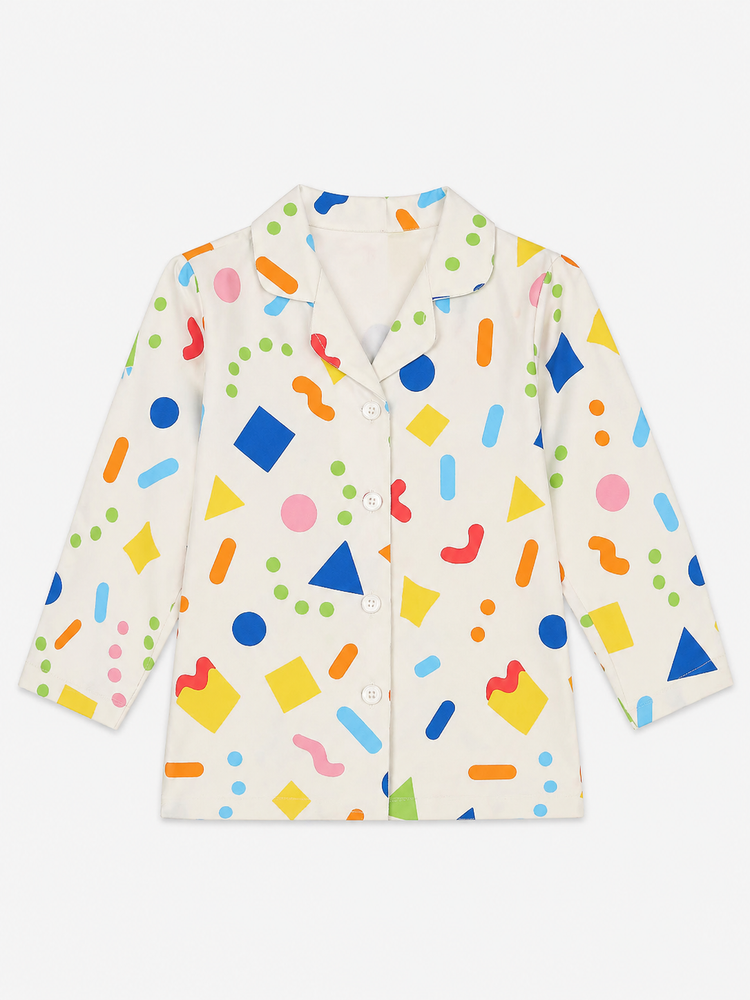 Boy wearing Anaario Multi-Coloured Night Suit
