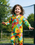 Girl wearing Anaario Multi-Coloured Night Suit