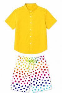 Anaario Multi Polka Co-ord Set