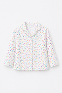 Boy wearing Anaario Multicolor Polka Spots Night Suit