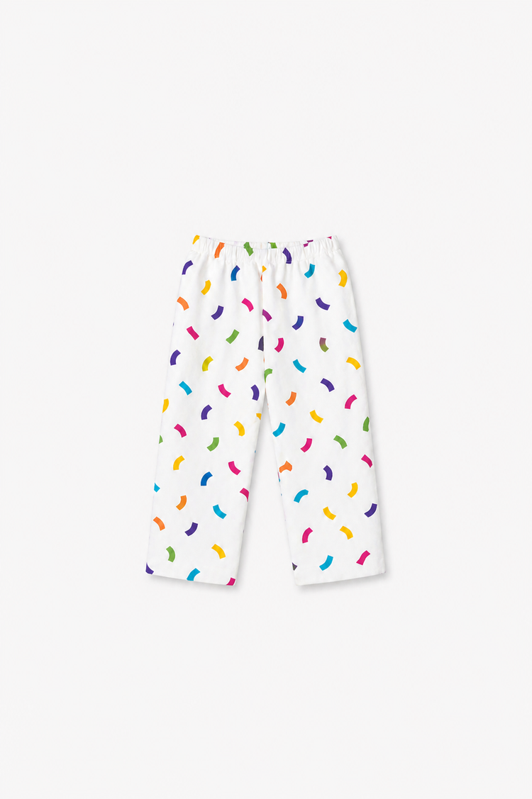 Boy wearing Anaario Multicolored Wriggly Beans Night Suit