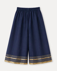 Indian Navy Blue Moon-Star Angrakha Set - Anaario - Image 5