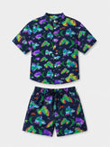 Anaario Navy Fish Co-ord Set