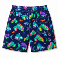 Boy wearing Anaario Neon Fish Shorts