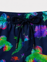 Boy wearing Anaario Neon Fish Shorts