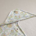 Noah's Ark bamboo baby changing mat — print detail