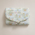 Noah's Ark bamboo baby changing mat — soft bamboo cotton flatlay