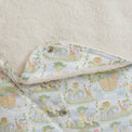 Noah's Ark bamboo baby changing mat — folded
