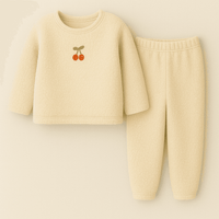 Off-white Cherry Fleece Set