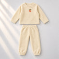 Off-white Cherry Fleece Set top and bottom by Anaario