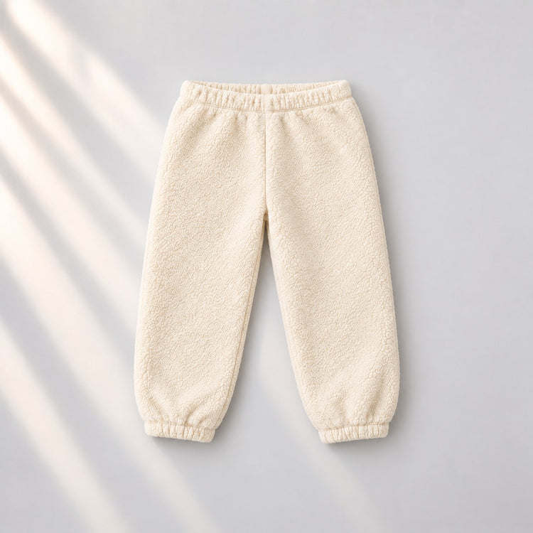 Off-white Cherry Fleece Set bottoms by Anaario