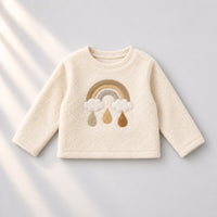 Off-white Rainbow Fleece Set top by Anaario