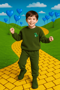 Olive Green Dragon Fleece Set