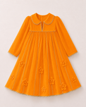 Indian Orange Anarkali Set - Anaario - Image 4