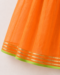 Indian Orange Bunny Patiala Salwar Set - Anaario - Image 9