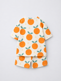 Boy wearing Anaario Orange Crush Co-ord Set
