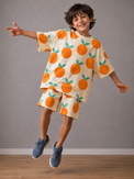 Boy wearing Anaario Orange Crush Co-ord Set