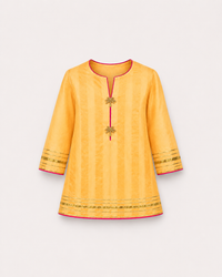Indian Orange Palm Lehenga Set - Anaario - Image 4