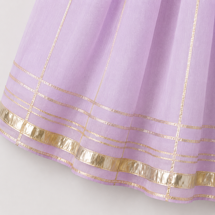 Indian Orange Palm Lehenga Set - Anaario - Image 9