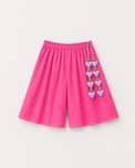 Orange Parrot Peplum Palazzo Set - palazzo, flatlay